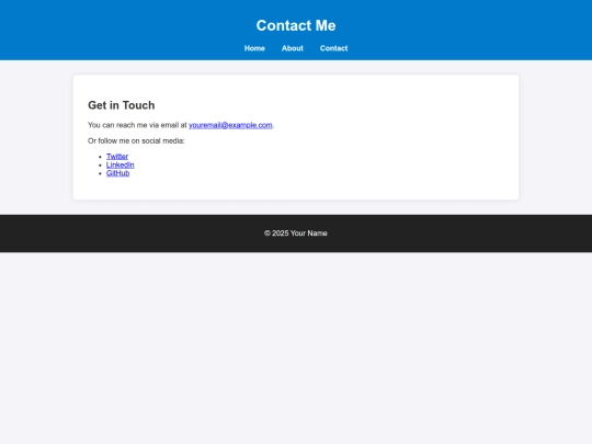 weblink/contact screenshot