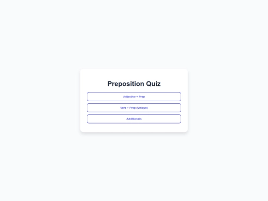 StudyHub/english/prepositions/quiz screenshot