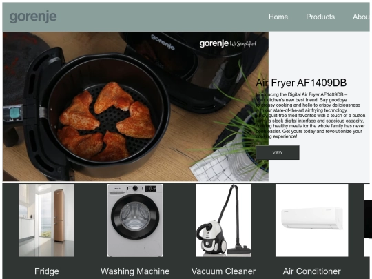 gorenje screenshot