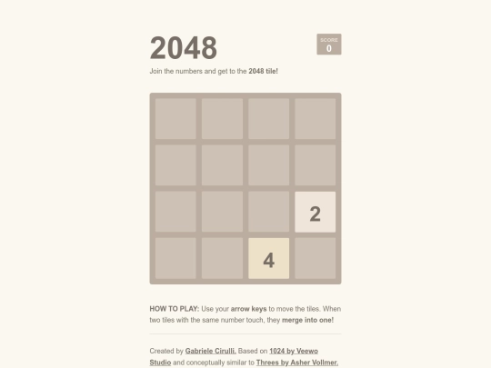 site08/2048 screenshot