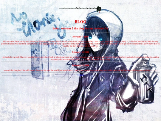 blog screenshot