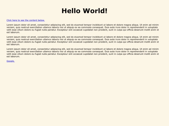 HelloMargins screenshot