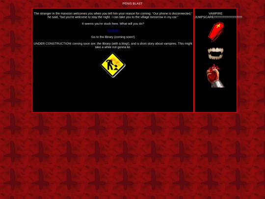 vampireslair/page2 screenshot