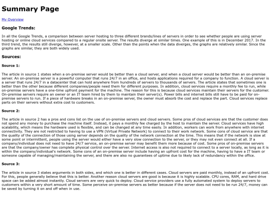 summary screenshot