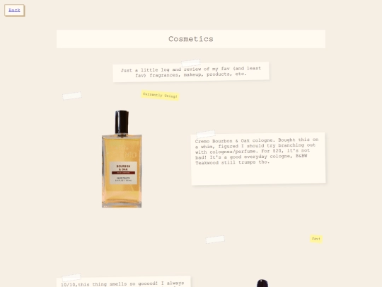 cosmetics screenshot