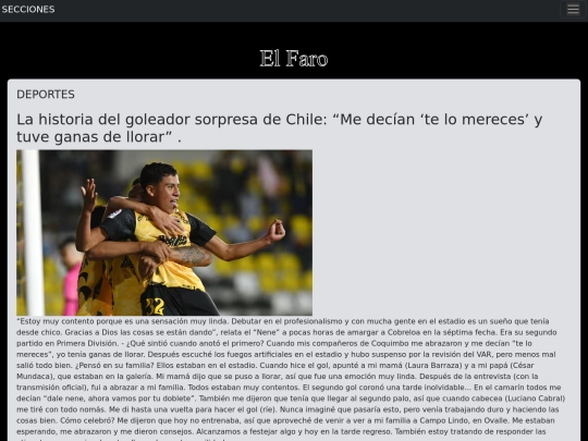 deportes screenshot