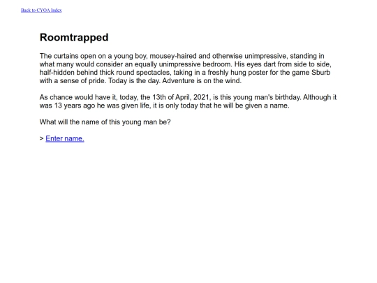 cyoas/roomtrapped/post1 screenshot