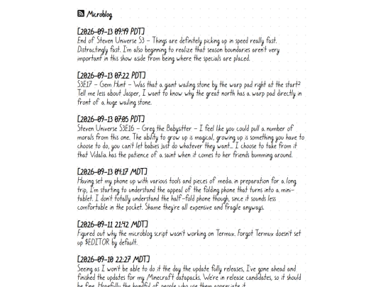 microblog screenshot