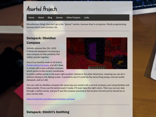 projects screenshot