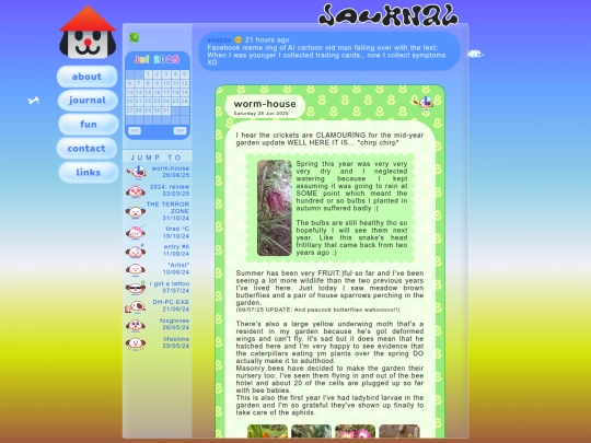 journal screenshot
