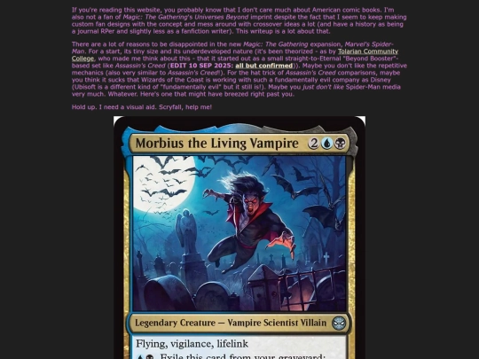 words/mtg_spiderman screenshot