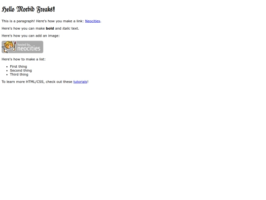 index screenshot