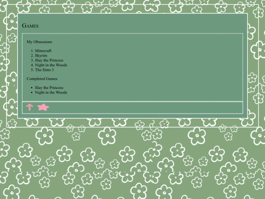 Games screenshot