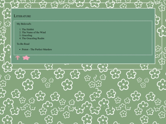 Literature screenshot