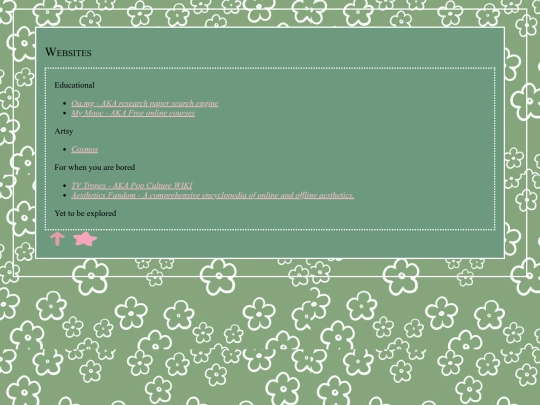 Websites screenshot