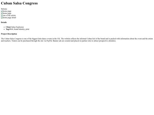 ajax/project3 old CSC web screenshot