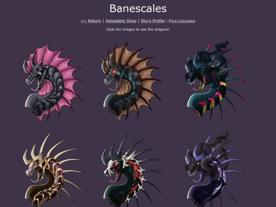 pages/banescales screenshot