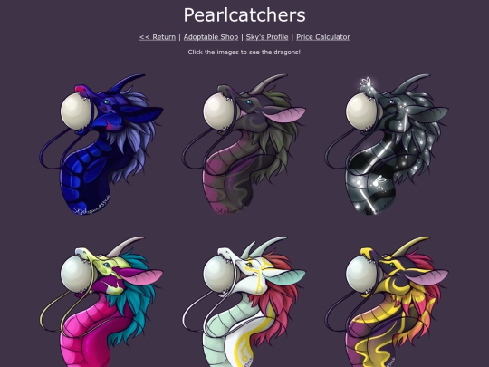 pages/pearlcatchers screenshot