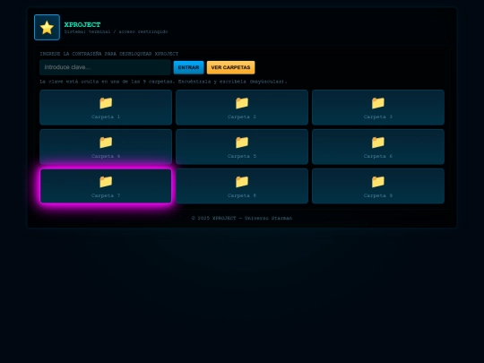 xproject screenshot