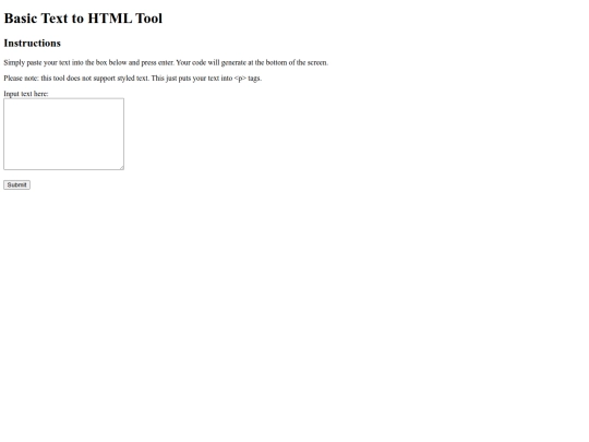 projects/html-converter screenshot