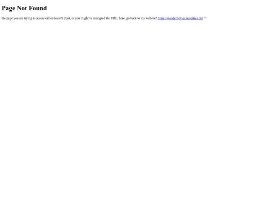 not_found screenshot