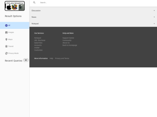 search/nogoogle screenshot