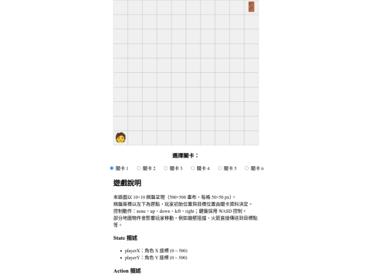 graphicalGYM/games/Maze2D_emoji screenshot