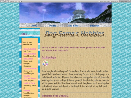 interests screenshot