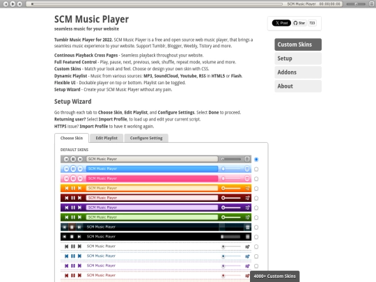 scm-music-player/scm screenshot