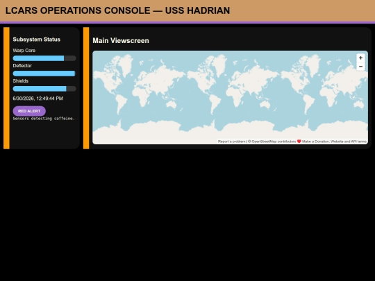 test/LCARS/LCARS_Operations_Console screenshot