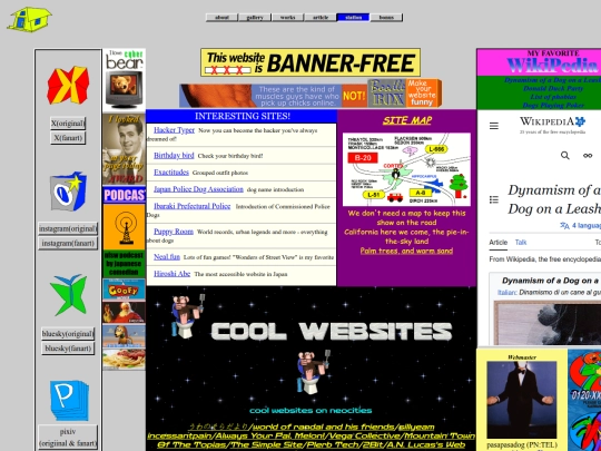links screenshot
