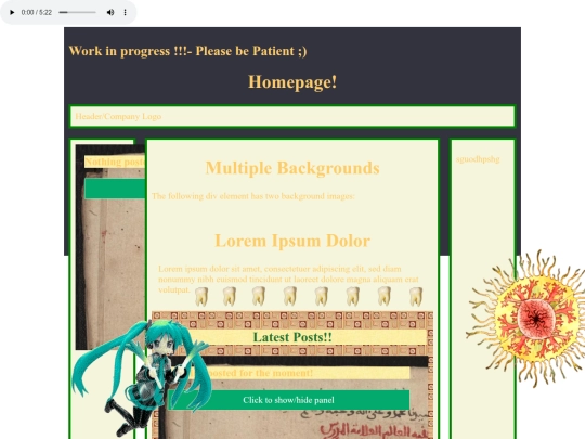 test screenshot