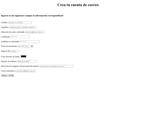 SitioDeCorreo screenshot