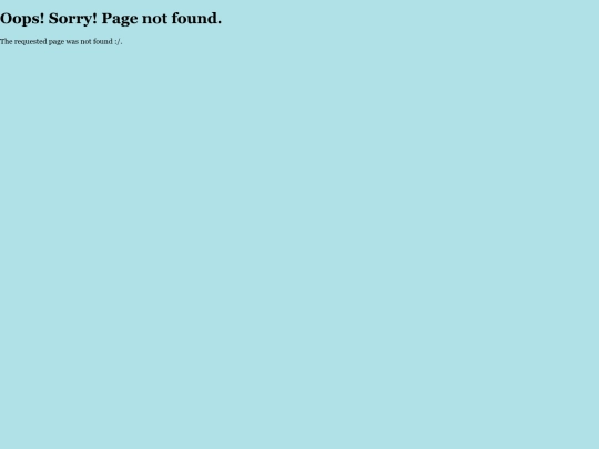not_found screenshot