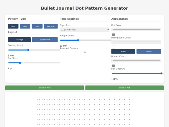 webpages/dotgen screenshot