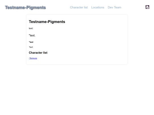 webpages/testname-pigments screenshot