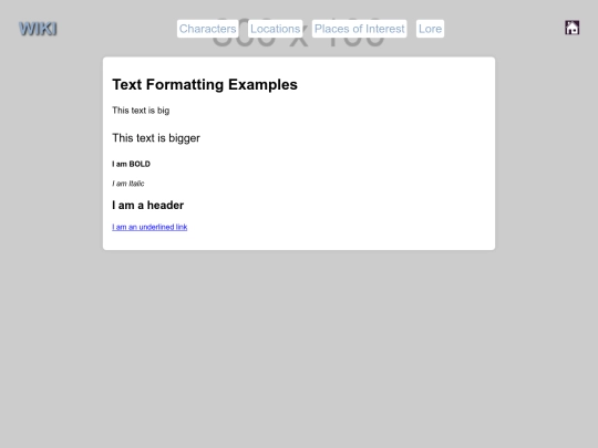webpages/wiki screenshot