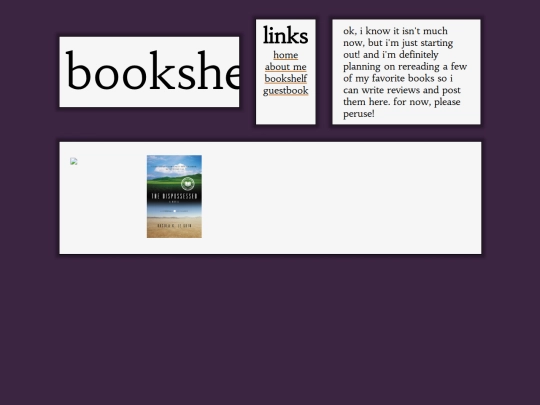 bookshelf screenshot