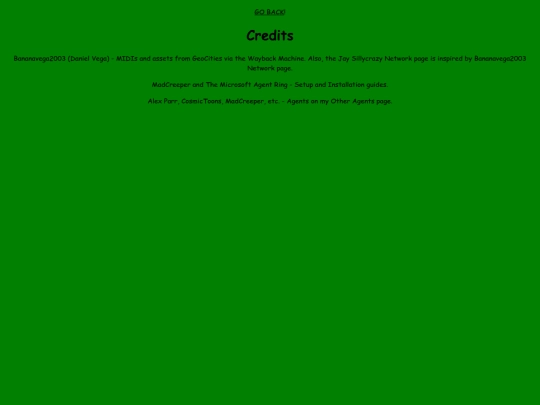 about/credits screenshot