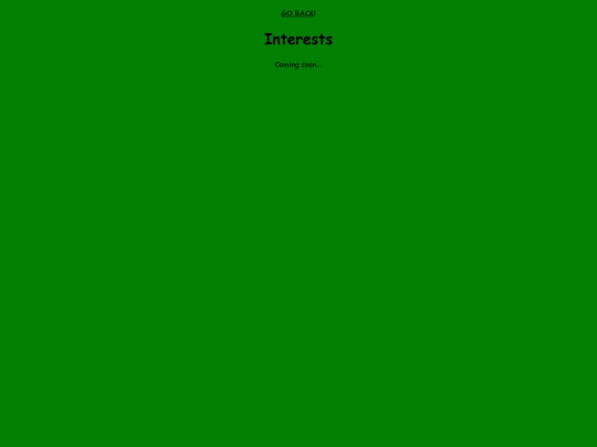 about/interests screenshot