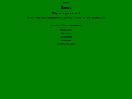 games screenshot