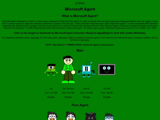 msagent screenshot