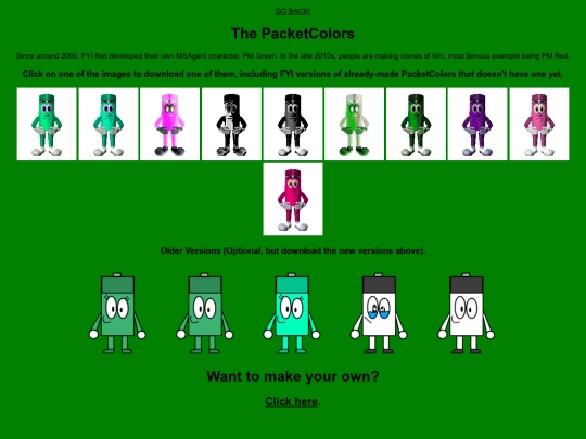 msagent/packetcolors screenshot