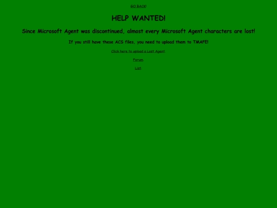 msagent/wanted screenshot