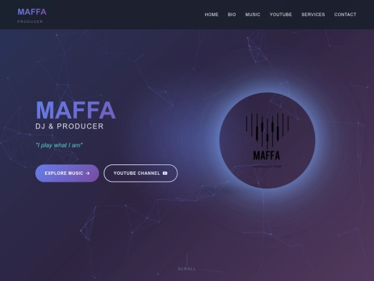 maffa-website screenshot