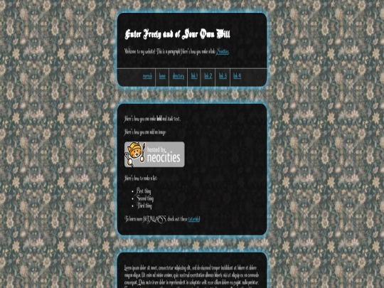 index screenshot