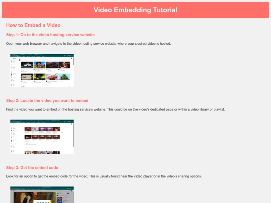 Videoembedtut screenshot