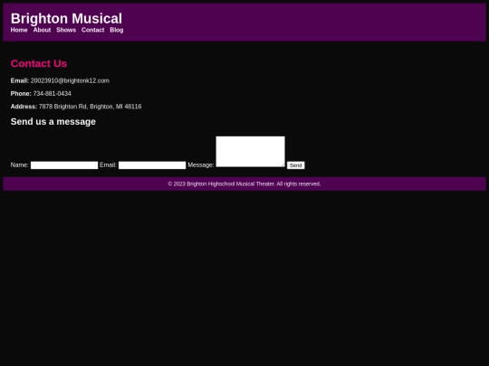 contact screenshot