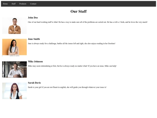staff screenshot