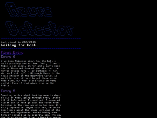 azure/journal screenshot